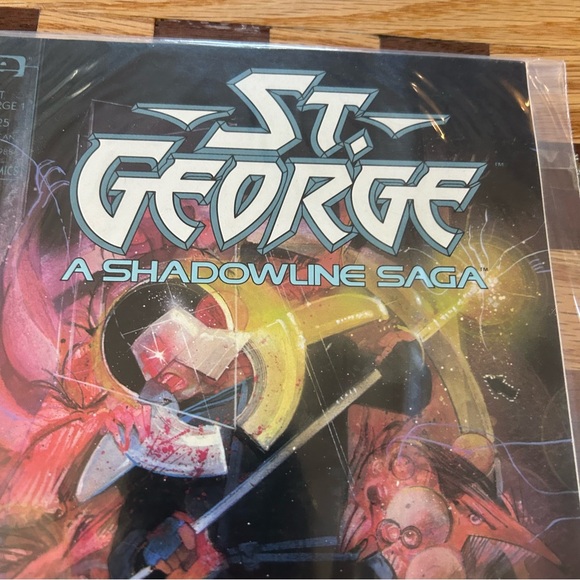 Vintage Comic Bundle #1 & #2 - St. George - A Shadowline Saga - Picture 6 of 13